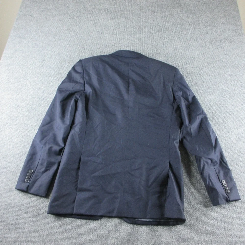 John Varvatos U.S.A. Blazer Mens 38R Blue Wool Bleecker Sport Coat Jacket